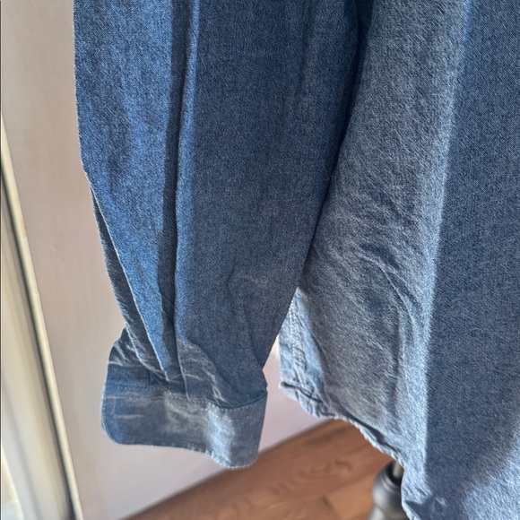 Southern Proper Men's Button Down Shirt Blue Chambray Size XXL - Picture 5 of 13